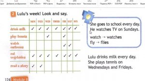 SPOTLIGHT 3 учебник 2 часть страница 60 (124)