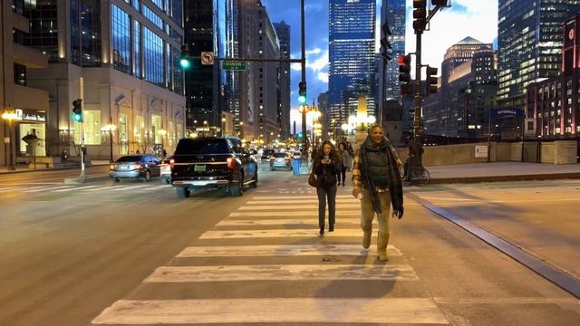 Вечерняя прогулка по Чикаго)= смотреть онлайн