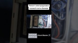 Ремонт электродуховки газовой плиты Gorenje.  Наш сайт: Ха