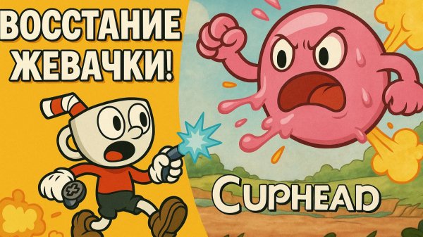 Восстание жевачки. Cuphead
