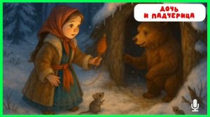 Дочь и падчерица | аудиосказки | народные сказки | детские сказки онлайн | сказка | мультик