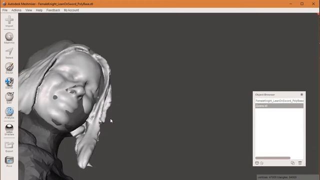 MeshMixer Урок 5 - Пересадка Лица c одной фигуры на другую смотреть онлайн