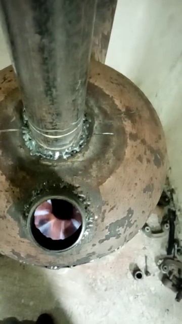 Печь на отработке своими руками смотреть онлайн