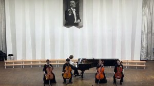 «Смуглянка» А.Новиков. Ансамбль Виолончелистов ДШИ им.Мравинского