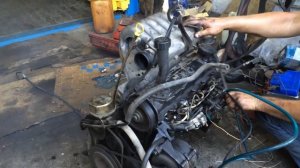 Фольц Т-4 2.4 дизель запуск мотора c разборки