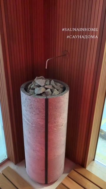 Печь #Tulikivi🔥+подача воды💦#sauna #сауна #woodworker #saunadesign #constr смотреть онлайн
