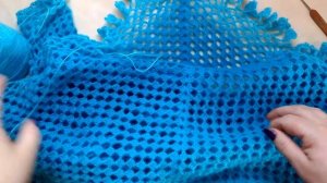 Пончо крючком.