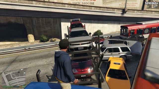 ЖЕСТЬ ШОК пробки в GTA5! смотреть онлайн