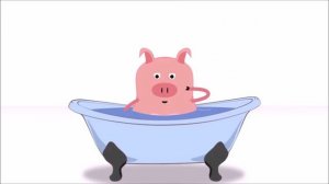 Прикольный мультик - Свинюшка и ванна