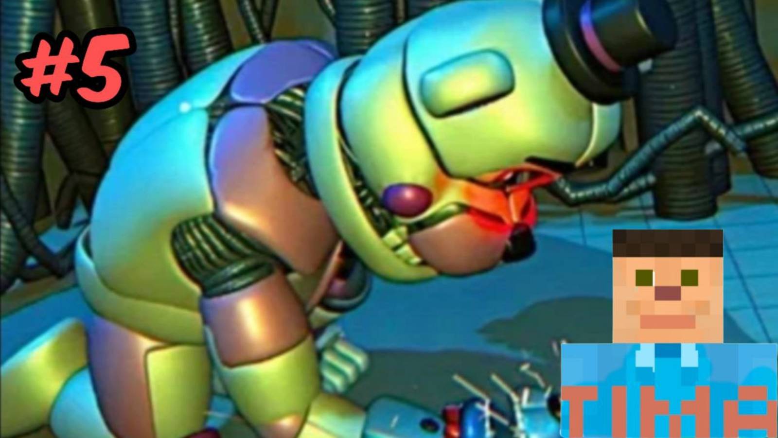Играю во FNAF Glich Attraction #5