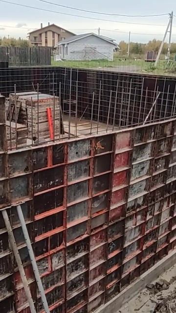 Армокаркас и сборка опалубки на ж/б стены смотреть онлайн