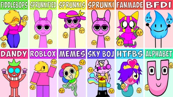 🔥 КАЖДЫЙ INCREDIBOX ПЕРСОНАЖ ИЗ FIDDLEBOPS 💀 | ВСЕ ВЕРСИИ В ОДНОМ ВИДЕО!!! 📺