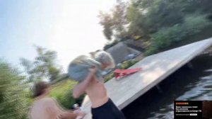 Прыжки хазяев в воду, Хазяева на пирсе, Угарные данон и стопбан, Ростик упал с трамплина, Сальто