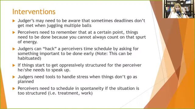 Judging and Perceiving Understanding Temperament in Relationships and Recovery