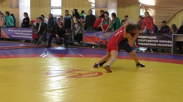 Первенство ПФО по вольной борьбе среди девушек 1999 -2000г.р. Чувашия, 17.03.2016.