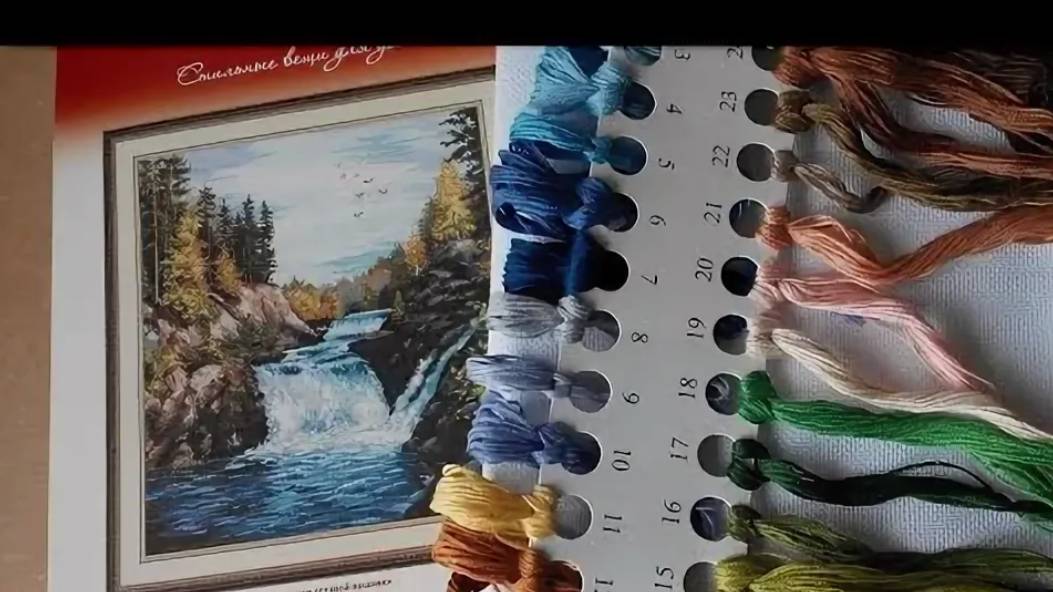 Вышивка проекта Овен " Водопад Кивач" отчет 31 смотреть онлайн