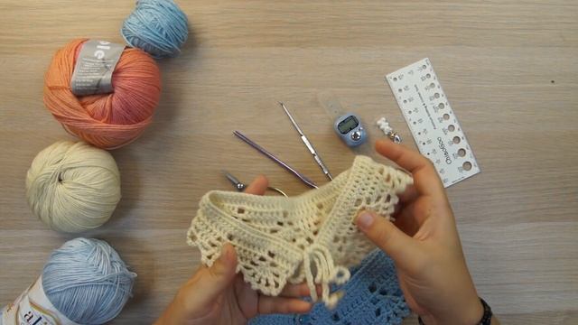 Как связать ажурный воротник крючком (Первый бесплатный урок) смотреть онлайн