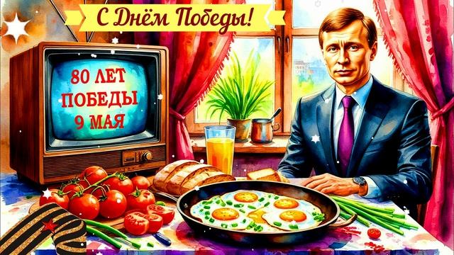 День Победы! 9 мая Поздравление! Открытка Видео смотреть онлайн