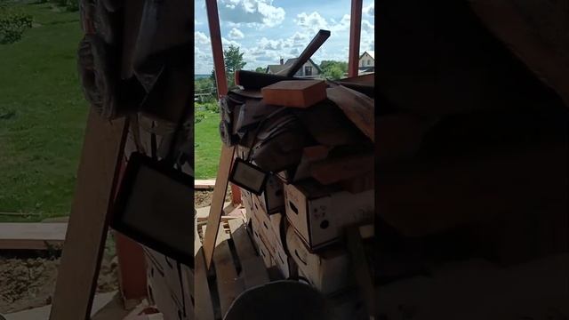 Интересный проект, барбекю из разного кирпича. смотреть онлайн