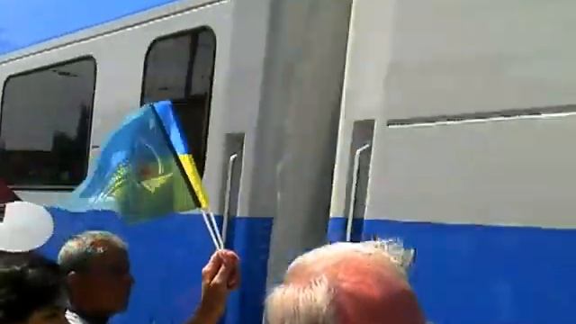 Открытие участка Полтава - Красноград