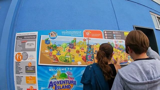 Southend On Sea / Adventure Island / Адвенчер Айленд парк в Саутенд-он-Си., Англия смотреть онлайн
