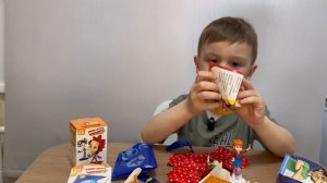 Распаковка коробочек Sweet Box «Фиксики против кработов» и игрушки Plants vs Zombies