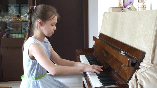 Р. Глиэр. Прелюдия. Синёва Ульяна, 10 лет, ДМШ им. Н. П. Осипова. Преподаватель Хохлова О. Н.