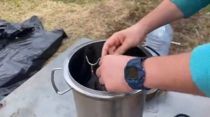 Коптильня горячего копчения Добрыня 37л (из нержавеюще