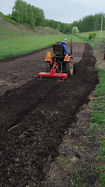 Вспашка огорода фрезой смотреть онлайн