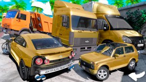 Угнал кучу золотых чит тачек и огромный монстр трак у мажора за 180 сек! Битва воров в ГТА 5 Онлайн