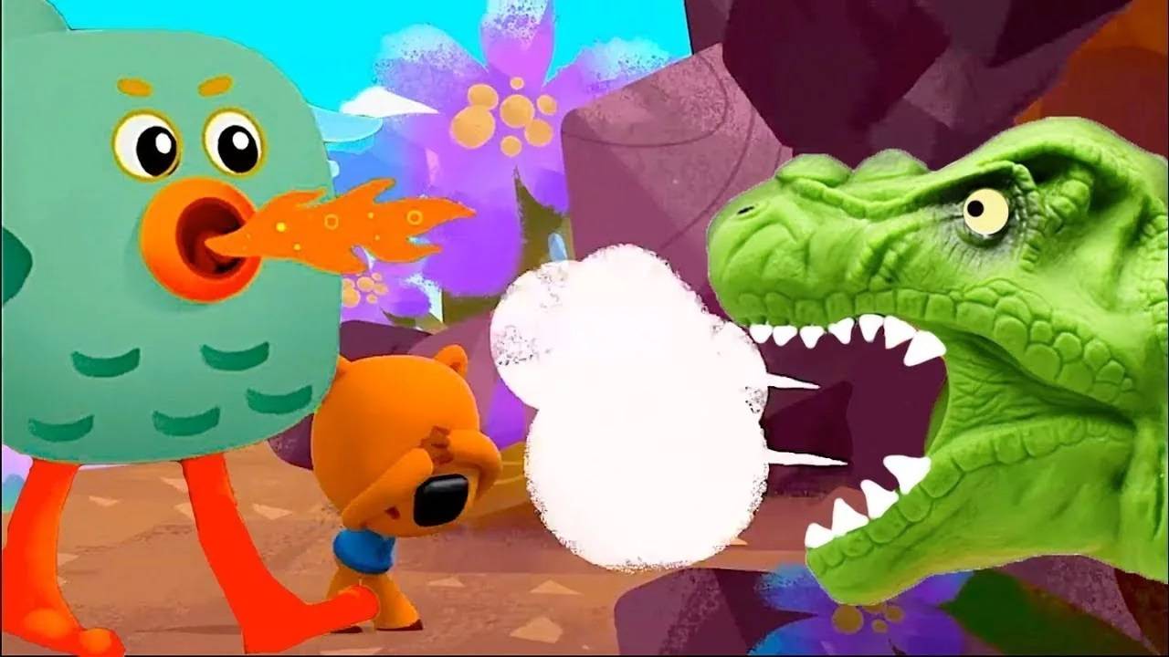 Ми-ми-мишки! Цыпа и динозавры! Книжка как игра! смотреть онлайн