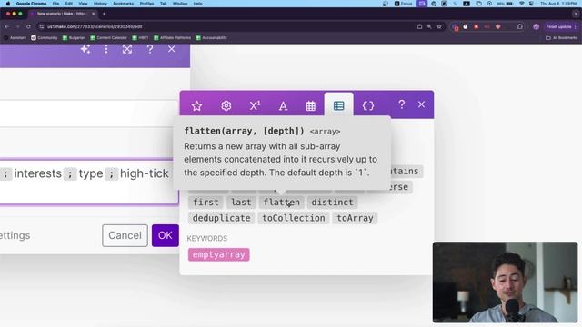 Полное руководство по функции map() в Make.com смотреть онлайн