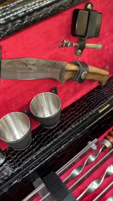 Шашлычный набор «Эльбрус»#нож #шампура#шашлык смотреть онлайн