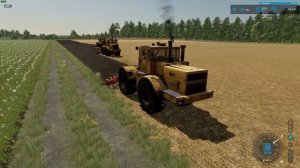 ТРИ К-700 ПАШУТ ПОЛЕ - Farming Simulator 22