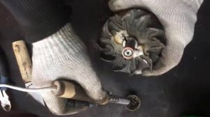 Замена колец на роторе генератора Тойота