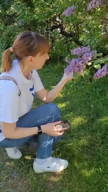 Сиреневый сад в Москве - чудесное место в конце мая 😌 #