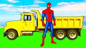 Учимся Считать с Цветными Грузовиками Мультики про Машинки для Детей Учим Цифры с Детскими Песенками