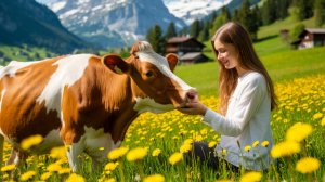 Гриндельвальд, пешая прогулка по восхитительной швейцарской деревне в весенний день, 4K 60FPS