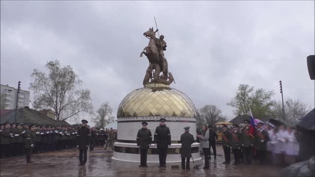 г.Ачинск. Торжественное открытие скульптурной композиции св. Георгия Победоносца. 06.05.25г. смотреть онлайн