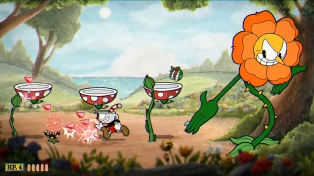 Cuphead #4.Прошёл первій остров. смотреть онлайн