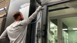 Покраска алюминиевых, анодированных дверей