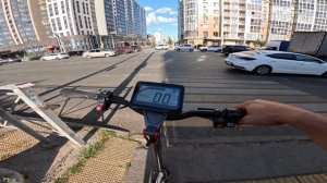 Электросамокат KUGOO G1 PRO Езда по городу. Максимальная скорость 81 км/ч