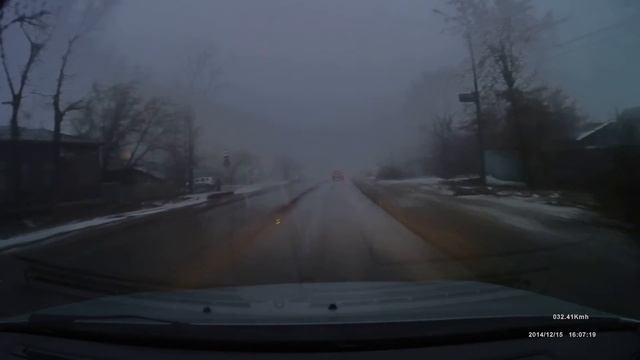 Mini 0803, вечер, туман