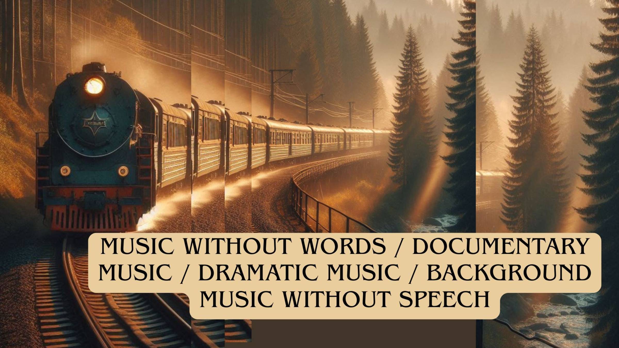 MUSIC WITHOUT WORDS / DOCUMENTARY MUSIC / DRAMATIC MUSIC / BACKGROUND MUSIC WITHOUT SPEECH