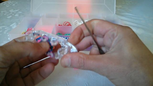 Шахматна / Chess Pattern Loom Band Bracelet