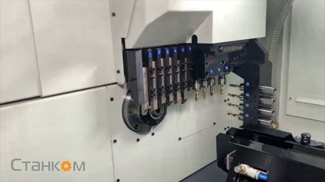 Одношпиндельный автомат продольного точения SZ-20EN2 Sowin смотреть онлайн