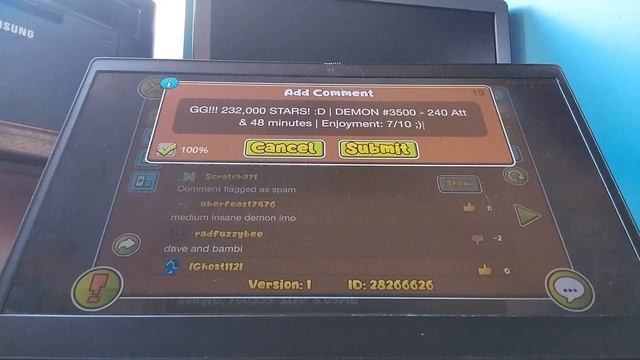 😈3500 ДЕМОНОВ😈Delirium by Vlacc - Крутой хард демон из 2.0😎 +Тройное достижение))😼🙀😼 | Geometry Das