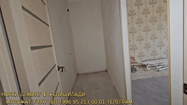 ХАММА КУРСИН 4-ХОНАЛИ КВАРТИРА СОТИЛАДИ.