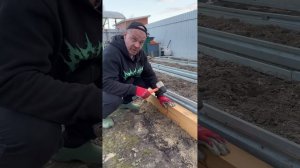 Замена фундамента теплицы #diy #теплица#своимируками