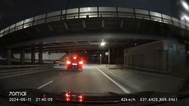 Driving In Moscow Agglomeration: п. Вёшки - Текстильщики 11/05/2024 (timelapse 4x)